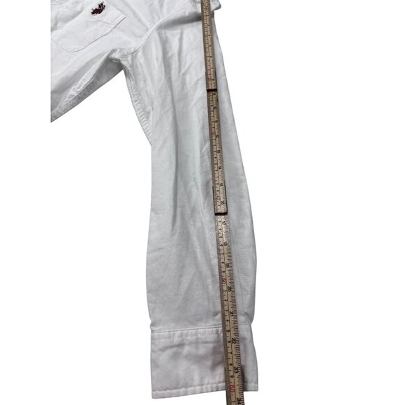 U.S. Polo Assn. Mens White Button-Down Shirt With Embroidered Logo Size S - Picture 11 of 11